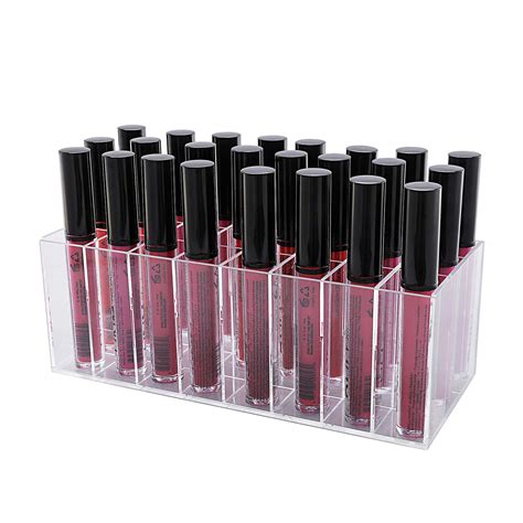 Buy LUREME Lip Gloss Holder Organizer, Lipgloss Display Case Box, 24 ...