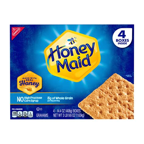 Honey Maid Honey Graham Crackers, 4 pk./14.4 oz. | BJ's Wholesale Club