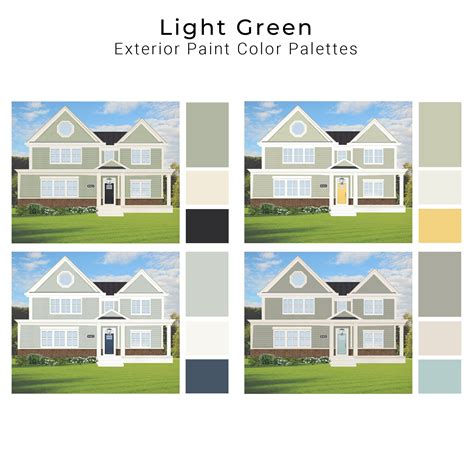 Light Sage Green Exterior House Paint