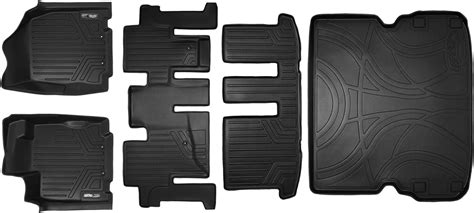 Buy SMARTLINER Floor Mats 3 Rows and Cargo Liner Behind 2nd Row Set ...