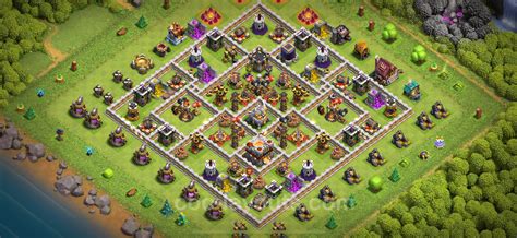 Best Anti 3 Stars Base TH11 with Link, Hybrid - Town Hall Level 11 Base ...