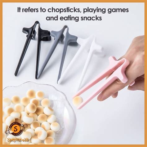 IKQPH Hands Free Snack Chopsticks Play Games Finger Chopsticks, Lazy ...