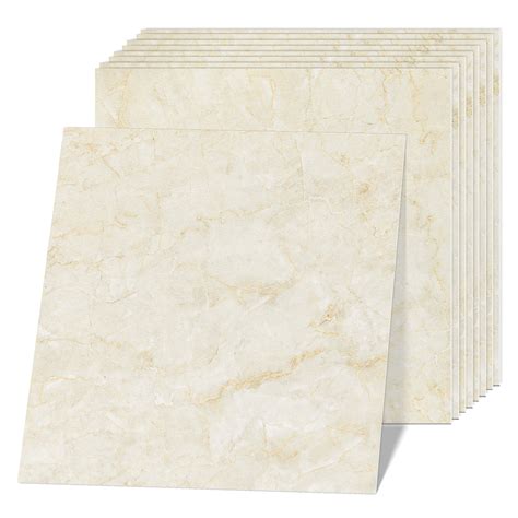 Jeedeson 4mil X 18" X 18" Peel And Stick Water Resistant Vinyl Tile ...