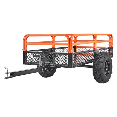 Amazon.com : VEVOR ATV UTV Trailer Tow Behind Dump Cart, 1500lbs 15 ...