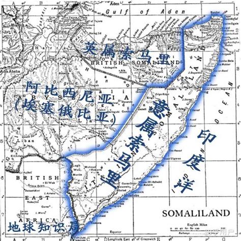 索马里地图高清中文版