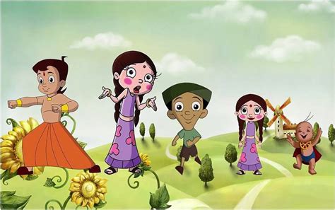 Chota Bheem and Friends Cartoon Poster-High Resolution - 300 GSM ...