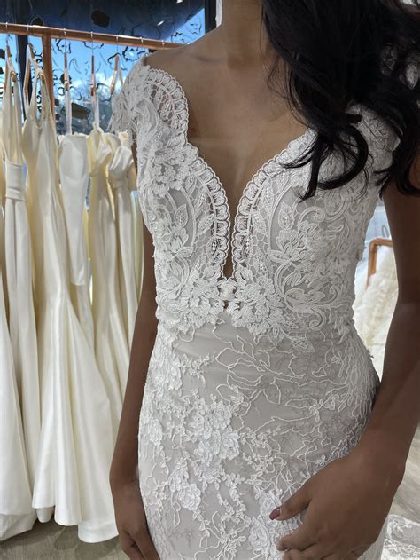 Grey Lace Wedding Dress