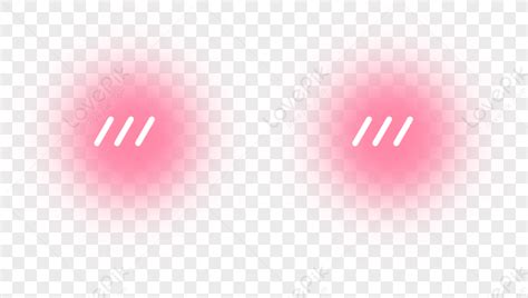 Blush Pink Anime Character Kawaii,five Senses,blush Face,cartoon Free ...