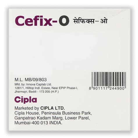 Cefix O Tablet | Uses, Side Effects, Price | Apollo Pharmacy