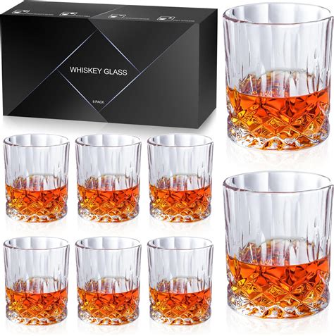 Amazon.com | Yaomiao 24 Pack Old Fashioned Whiskey Glasses Bulk 10 oz ...