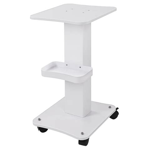 Beauty Trolley Cart with Wheels, 3 Tier Aluminum Beauty Rolling Cart ...