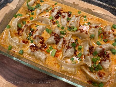 Trader Joe’s Viral Dumpling Bake - Sparkles to Sprinkles