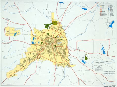 Anderson County Tx Map