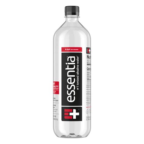 Essentia Pure Drinking Water, High pH Ionized Alkaline Water, Purified ...