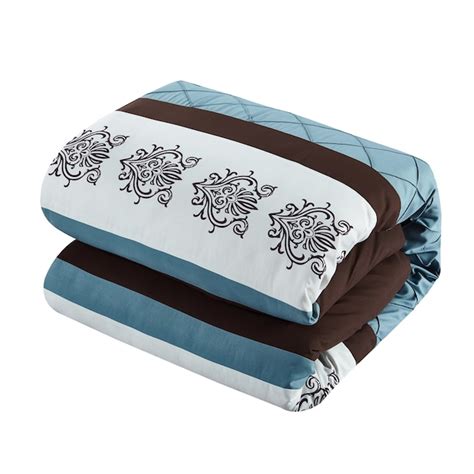 Chic Home Design Clayton 8-Piece Brown Twin Comforter Set at Lowes.com