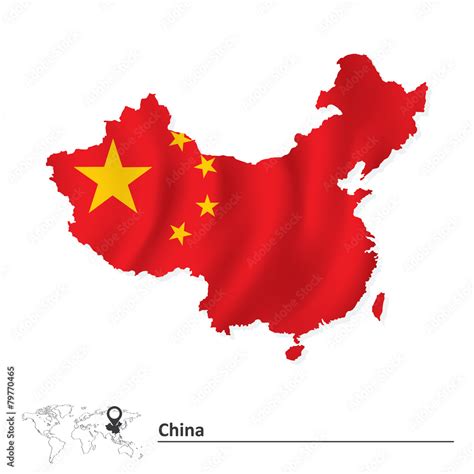 China Map and Flag 的图像结果