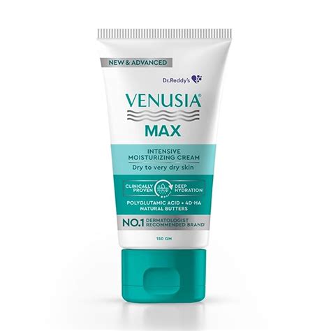 Dr. Reddy's Venusia Max Intensive Moisturizing Cream | Enriched with 4D ...