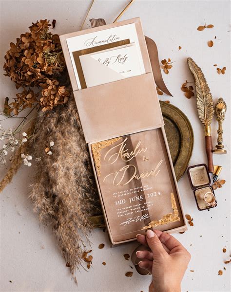 Image result for Box Wedding Invitations