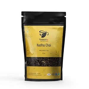 Teasana Organic Ayurvedic Kadha Chai (500gm) : Amazon.in: Grocery ...