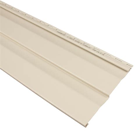 Vision Pro Double 5-in Dutch lap Tan Vinyl Siding Panel 10-in x 144-in ...