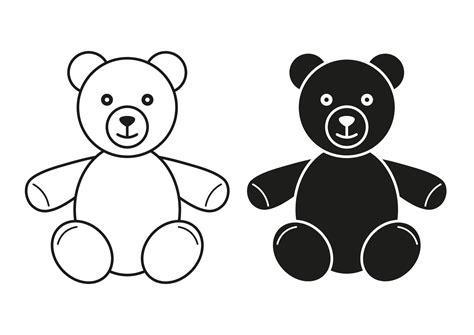 Bear Clip Art Black And White