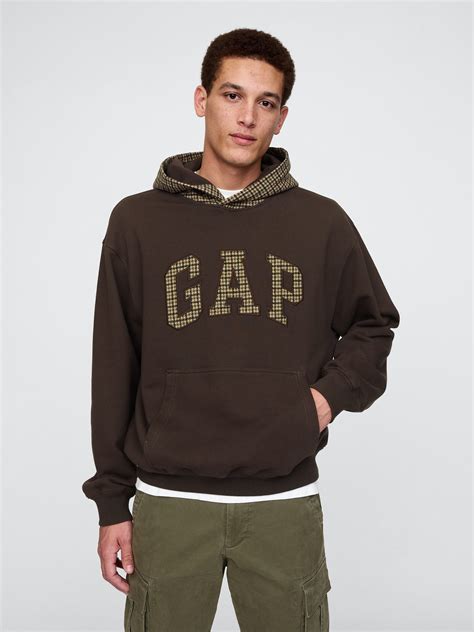 Houndstooth Logo Hoodie | Gap