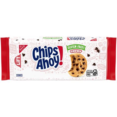 CHIPS AHOY! Chewy Gluten Free Fudgy Chocolate Chip Cookies, 9.75 oz ...