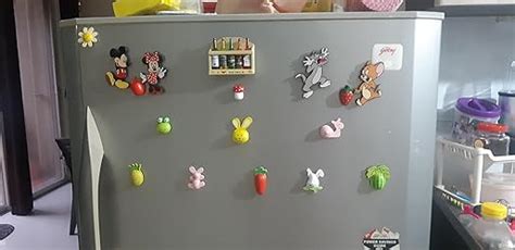 Bhai Please Mickey and Minnie Wooden Fridge Magnet (Pack of 1) Fun ...