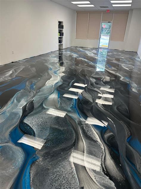 Metallic Epoxy Floors - Floor Grip Medic LLC