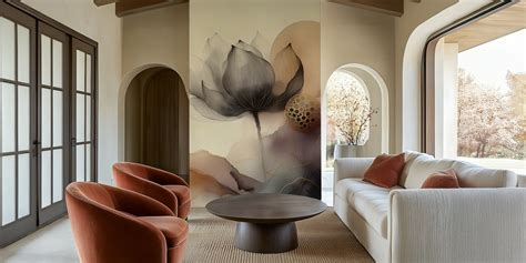 Ink Wash Floral Haze Wallpaper