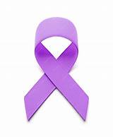 Premium Photo | Pancreatic cancer Purple ribbon as a symbol of ...