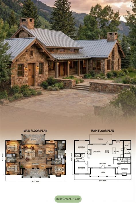 Ranch Floor Plans: Stone Ridge Mountain Ranch Retreat