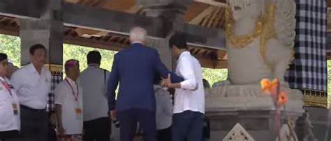 Biden stumbles again during Mangrove forest visit at G20 Summit, Bali