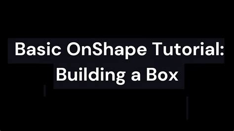 Image result for Onshape Tutorial for Beginners