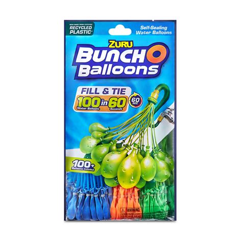 Buy Bunch O Balloons Rapid-Filling Water Balloons 100 Count (3 Pack ...