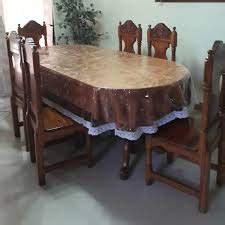 Rohit International Transparent 6 Seater Oval Dining Table Cover with ...