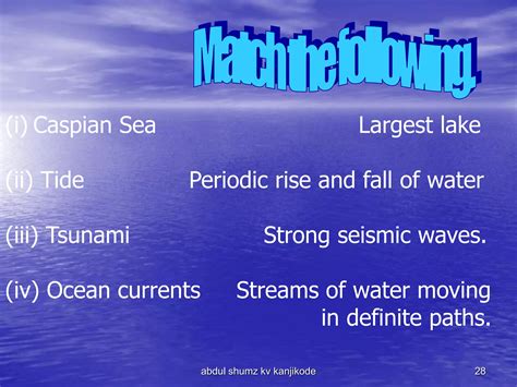WATER, class 7 geography lesson 5, cbse | PDF