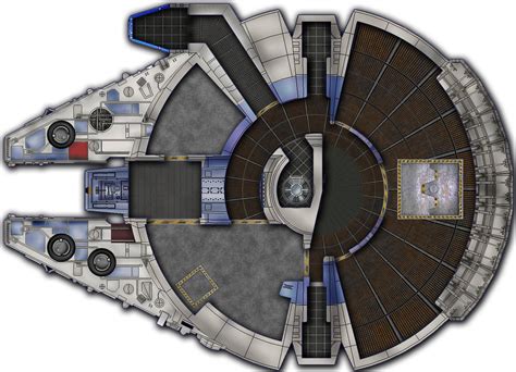 YT-1300F Deck Plan / Map - Star Wars: Edge of the Empire RPG | Star ...