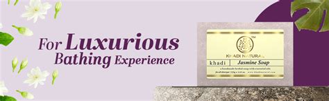 Buy Khadi Natural Natural Jasmine Soap, 125g|Herbal Bathing Soap for ...