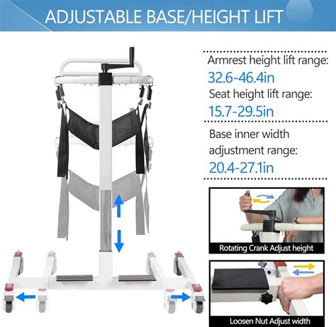 Seveni Patient Lift Transfer Chair, Patient Lift for Home India | Ubuy