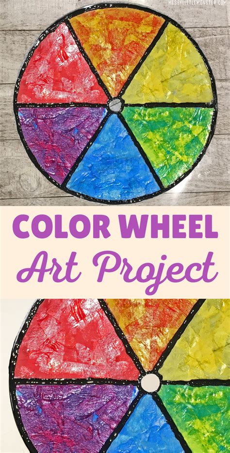 Color wheel art project template included – Artofit