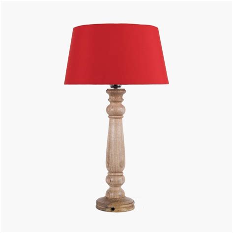 Buy HOMESAKE Wooden Table Lamp from Homesake at just INR 4050.0