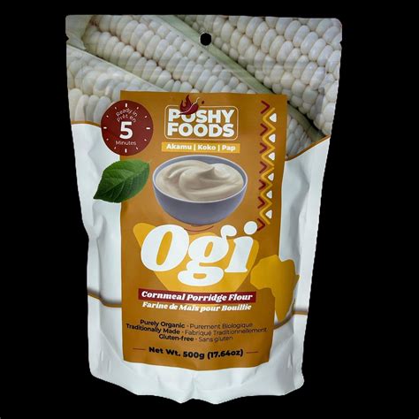 White Ogi (Akamu) - Organic Fermented Cornmeal Flour | Poshy Foods