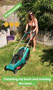 Image result for Lawn Mower Mowing