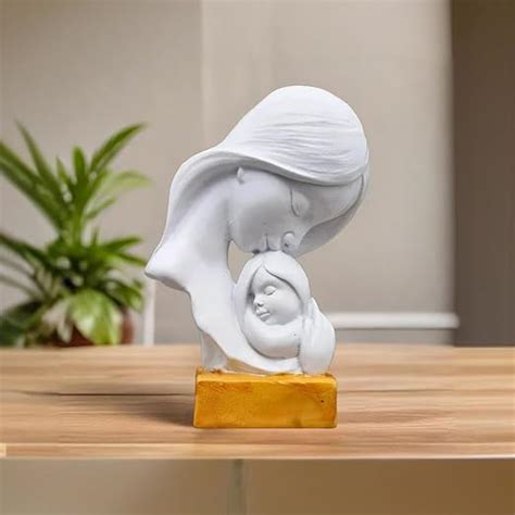 Buy Saugat Traders Resin Mother Child Statue Showpiece for Home Decor ...