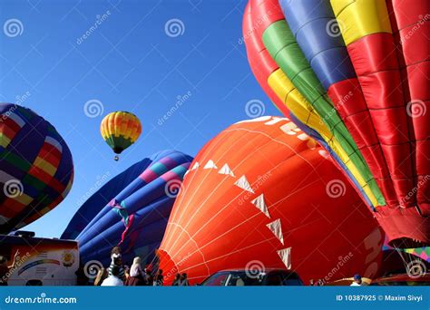 Hot air baloons editorial image. Image of hotair, blowing - 10387925