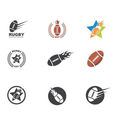 Rugby Ball Logo 的图像结果