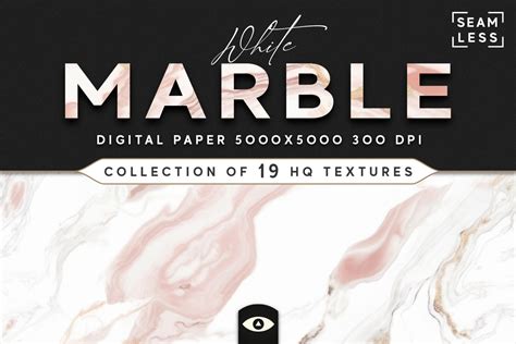 Seamless White Marble Texture Pack on Yellow Images Creative Store - 116640