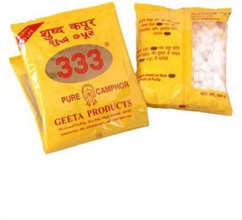333 PURE CAMPHOR 200 GM 5 PACKET (1 KG) Price in India - Buy 333 PURE ...
