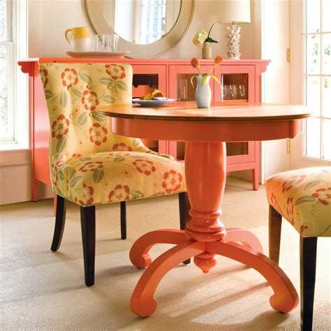 Orange Dining Room Chairs
